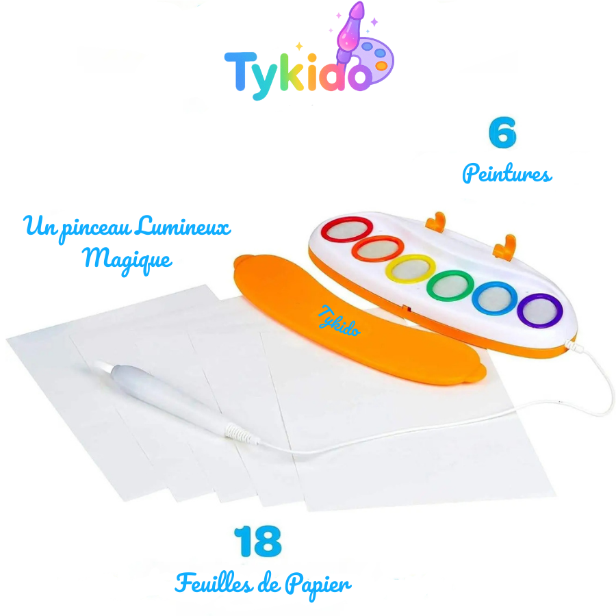 Tykido™ Pinceau Magique Lumineux - une Fusion Éblouissante de Créativité et Téchnologie